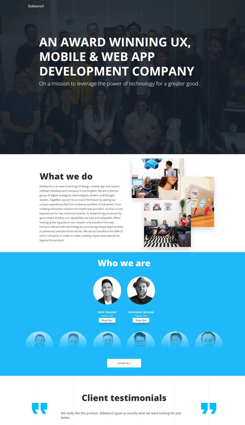 about page example