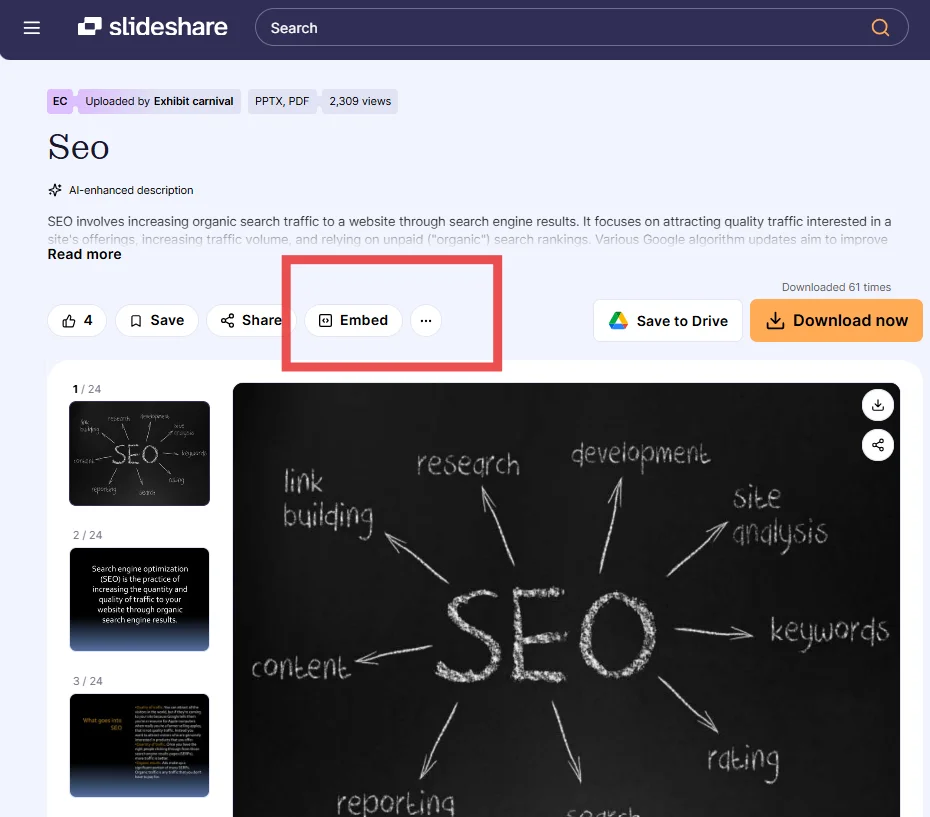 share slideshare