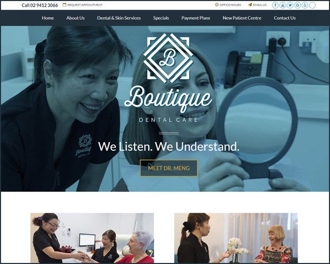 best dental website design