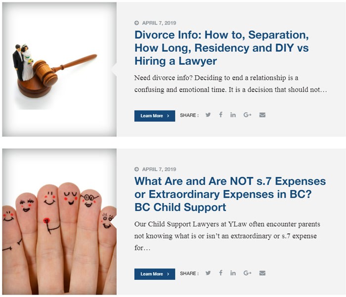 content on your website