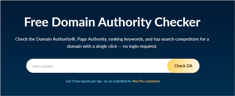 doamin authority check tools