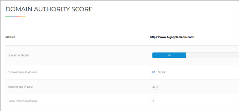 domain authority checker tools