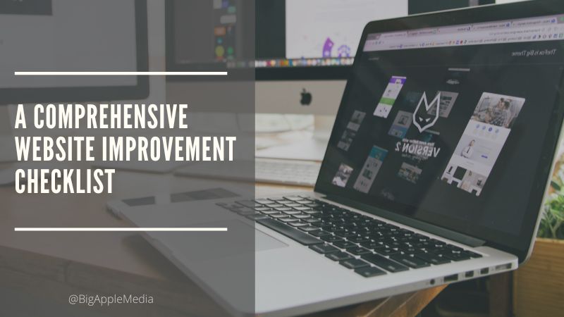 Website improvement checklist