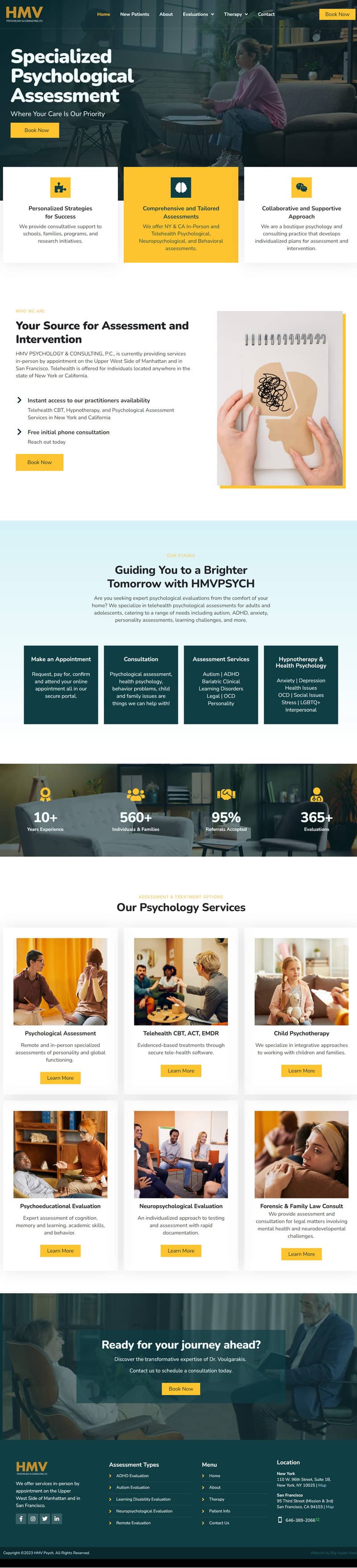 psychiatry web design