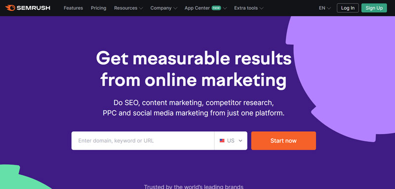 sem rush free seo keyword discovery tool