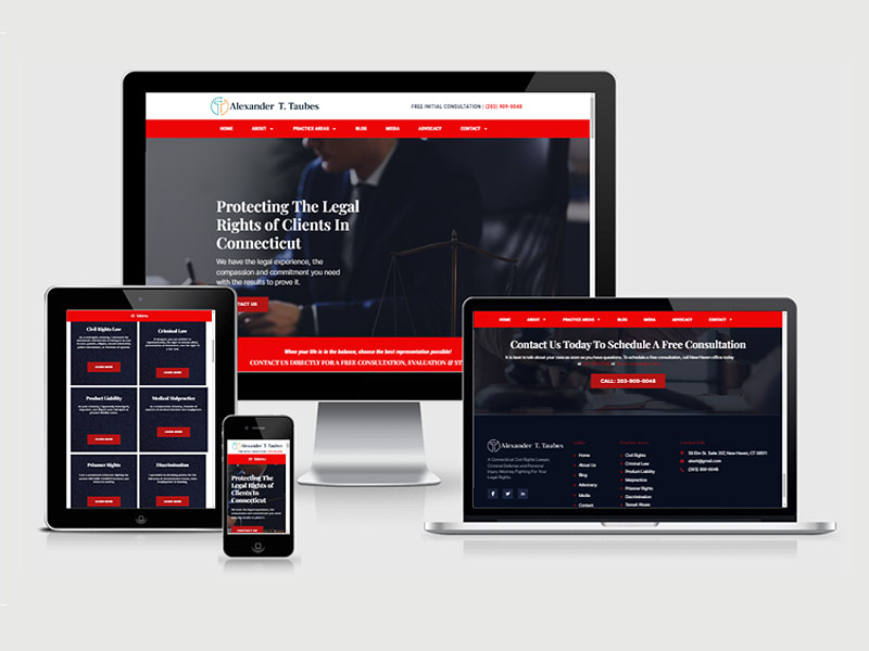 legal website design