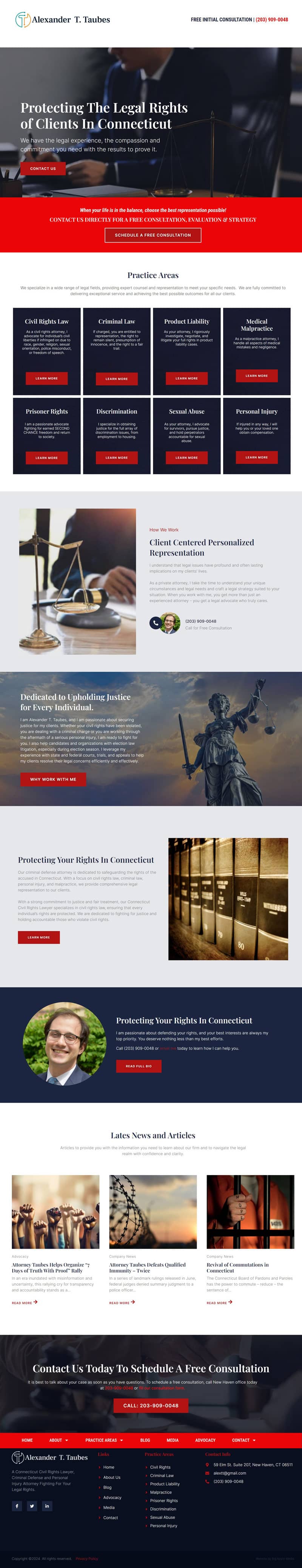 attorney website design
