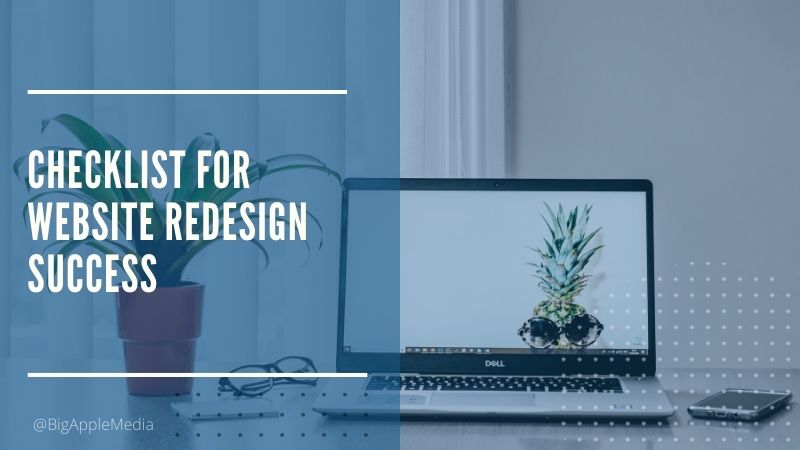 list for website redesign