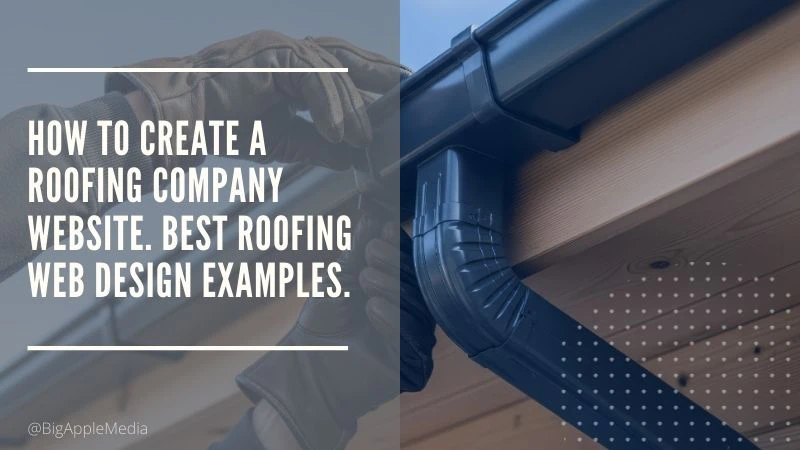 roofing web design services