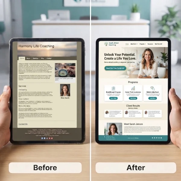 life coaching before after