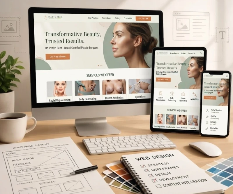 plastic surgery website design